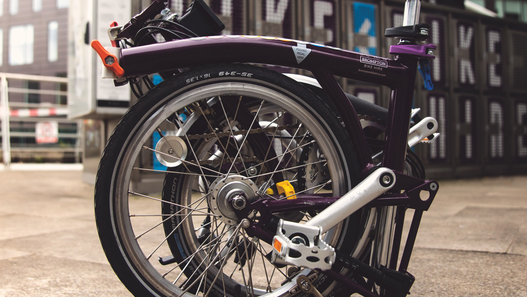 brompton hire bike