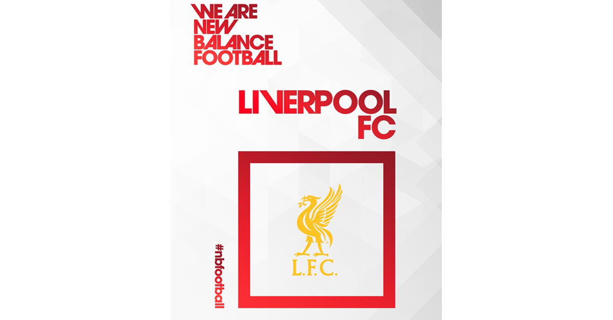 New balance hotsell logo liverpool