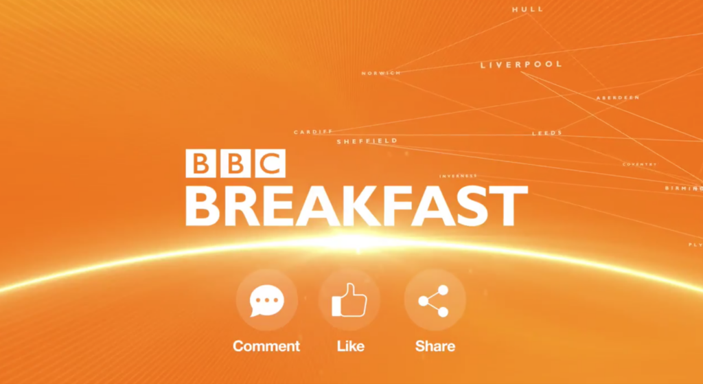 Bbc Breakfast Updates Titles For First Time Since Salford Move 