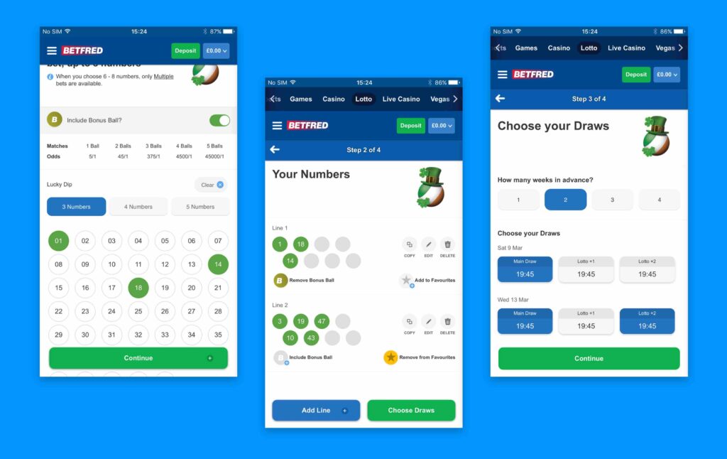 Betfred deals mobile lotto