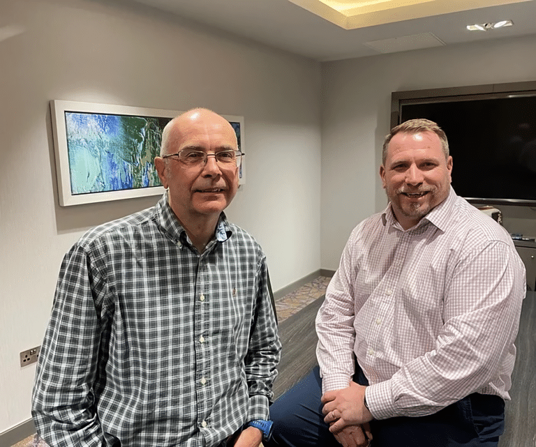 l-r: Plexus co-founder Ian Murray and recently appointed commercial manager Kevin Belben, Plexus