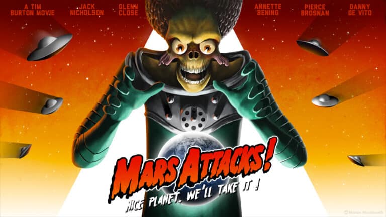 Mars Attacks! publicity poster, Warner Bros