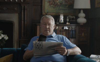 Sir Alex Ferguson in BrightHR ad