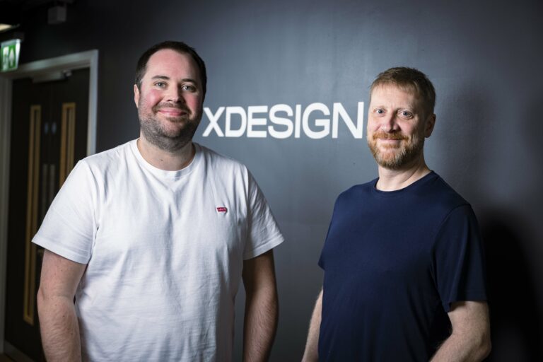 Euan Andrews, xDesign CEO with Rik Barker