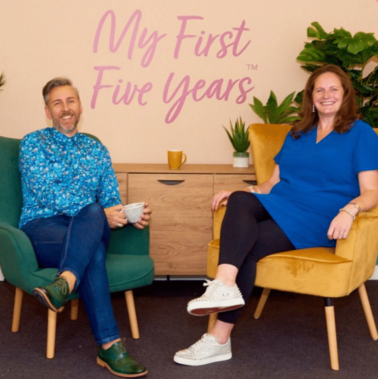 Alistair Bryce-Clegg and Jennie Johnson, co-founders, My First Five Years