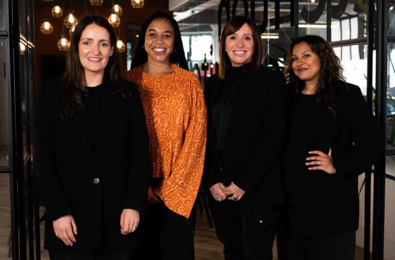 l-r: Lucy Baird, Yasmin Russell, Liz Dimitrijevic and Kiran Watson