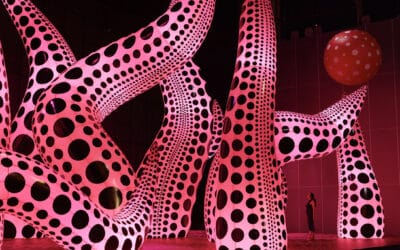 Yayoi Kusama’s inflatable sculptures at Aviva Studios