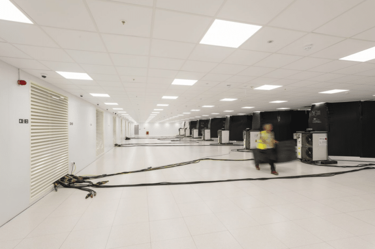 Teledata's new data hall in Farnborough